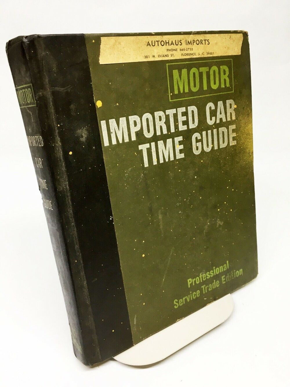 Vintage 1976 - MOTOR Imported Car Time Guide Service Estimate Manual 1st Edition